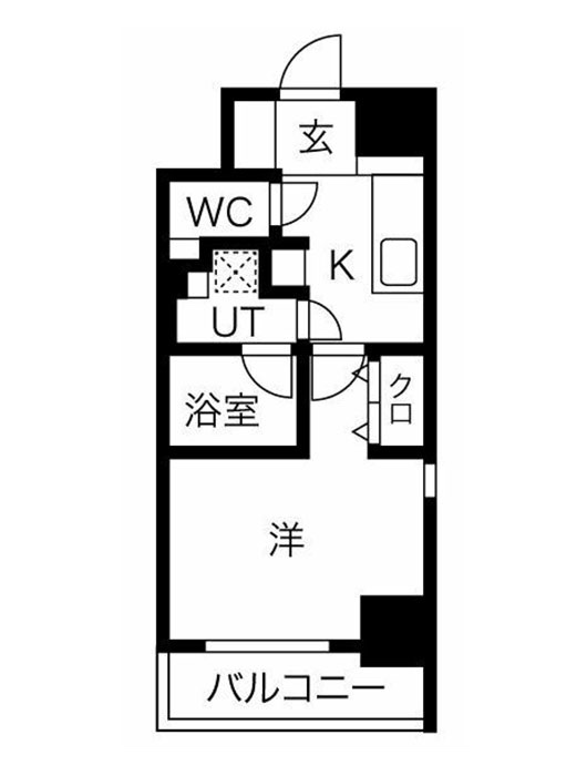 プルクラ今池の間取り